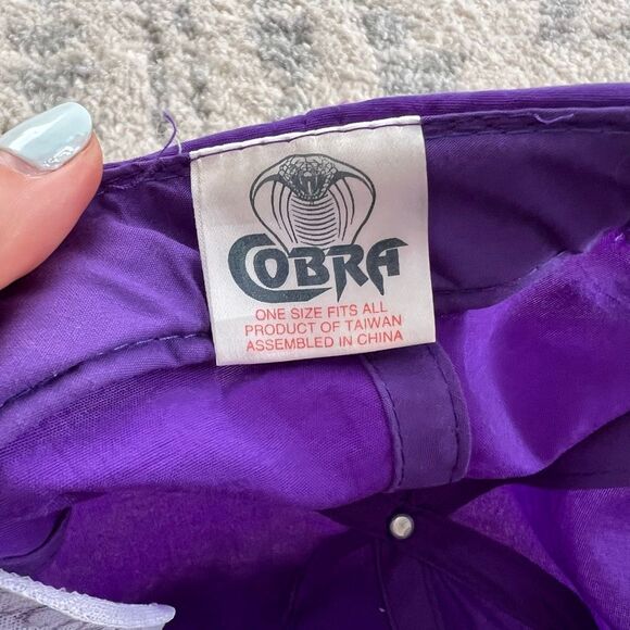 Purple Adams Snap Back Hat - Picture 3 of 3